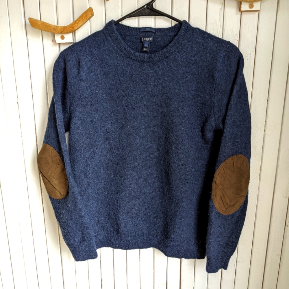 JCrew elbow patch sweater